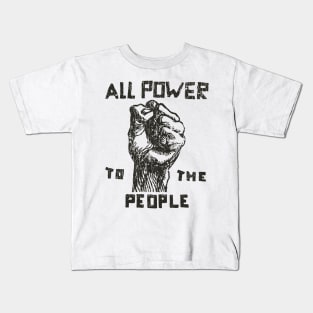 All Power To The People 1966 Kids T-Shirt